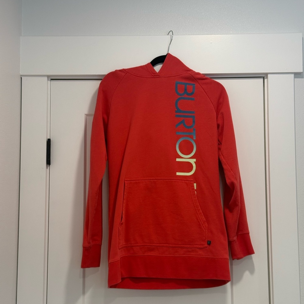 Burton Red Hoodie with Logo